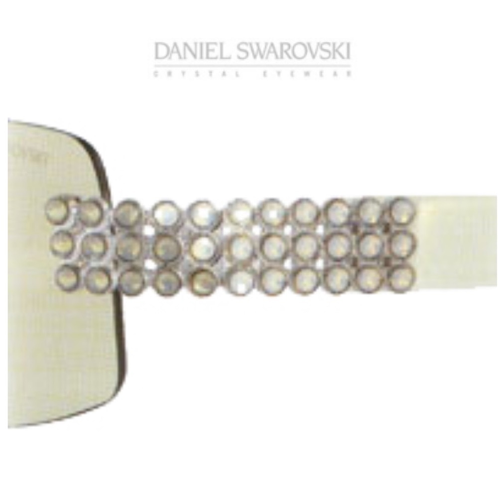 Swarovski S637 Frames - White and Silver